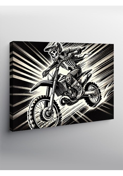 Kanvas Tablo Motokros Ve Hız 100cmx140cm