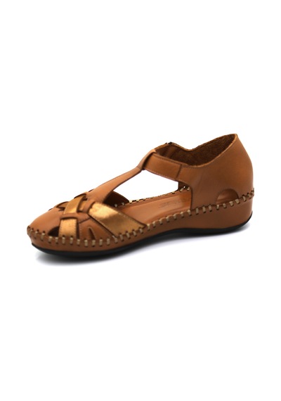 Venüs 18793008 Kadın Hakiki Deri Günlük Sandalet Taba