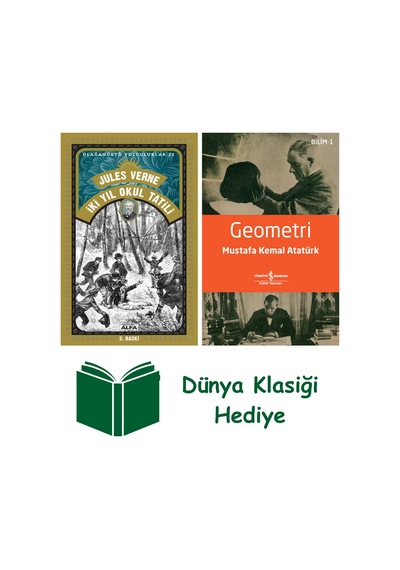 İki Yıl Okul Tatili + Geometri + Dünya Klasiği Hediye