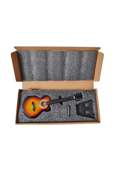 El Yapımı 1/4 Ölçek Minyatür Elektro Gitar Gibson J-45 Akustik Sb