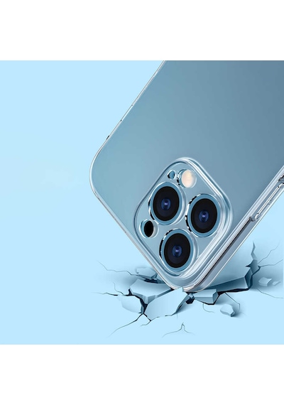 Apple Uyumlu iPhone 14 Pro Max Uyumlu Şeffaf Sert Pc Zore Vayt Kılıf-renksiz Renksiz -