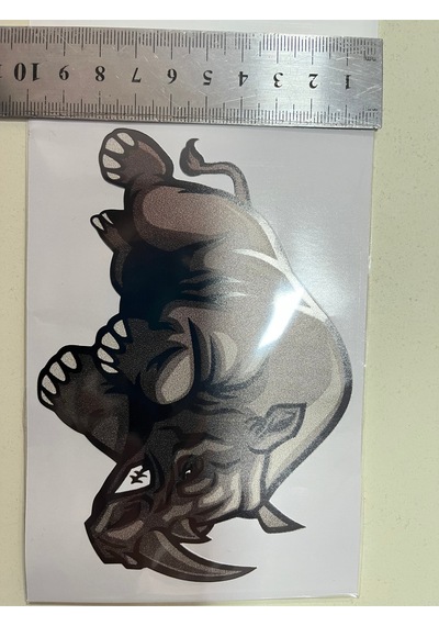 Gergedan Oto Sticker