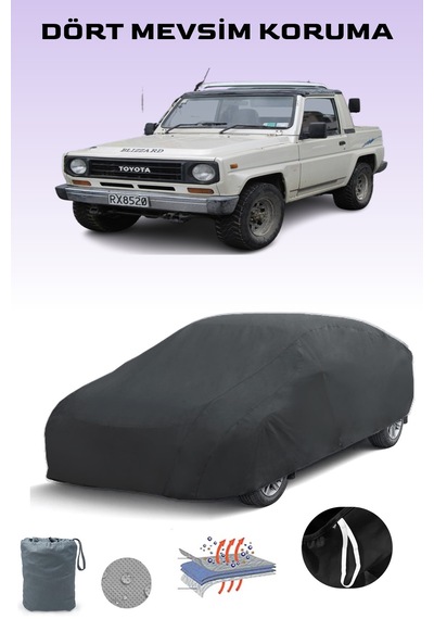 Siyah, Toyota Blızzard Soft Top, Araba Brandası, Oto Örtüsü, Araba Çadırı Siyah