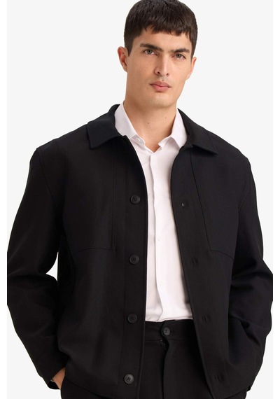 Defacto Regular Fit Pamuk Astarlı Ceket G8435ax25wnbk27 Siyah-bk27