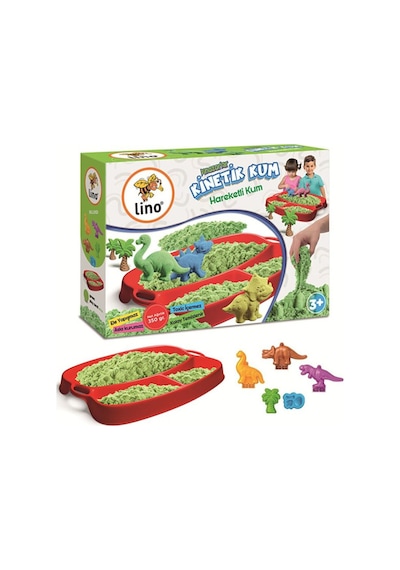 Lıno Kinetik Kum Seti Dinazorlar 350 Gr Kum+6 Kalıp Ln-553 Çok  Renkli