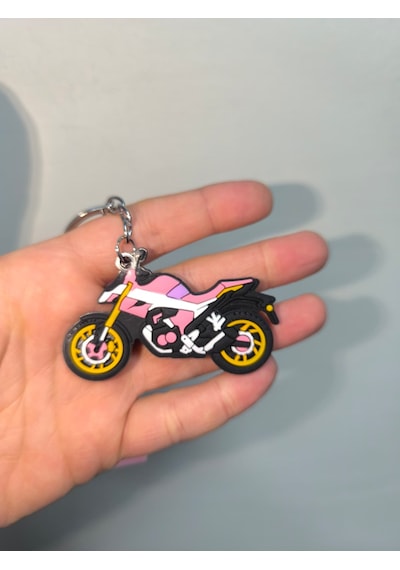 Silikon Kaliteli Motosiklet Anahtarlığı Esnek, Dayanıklı Ve Şık Tasarım