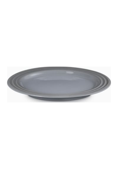 Le Creuset Renkli Dayanıklı Tasarım Seramik Kahvaltı Tabağı 22 Cm Gri