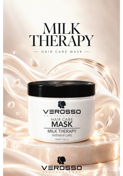 Verosso Milk Therapy Süt Proteini İçeren Yoğun Saç Bakım Maskesi 450 Ml