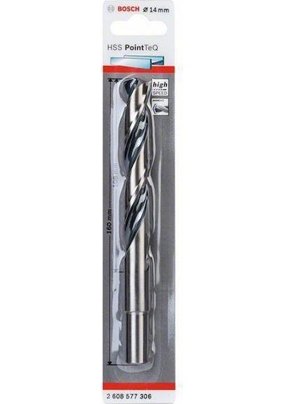 Bosch HSS Spiral PointTeQ Metal 14.0 mm Matkap Ucu - 2608577306