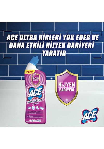 Ace Ultra Power Jel Kıvamlı Çamaşır Suyu Dağ Tazeliği 810G X 6 Adet