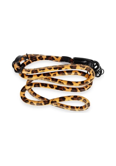 Storeşahin Onegif Jı Leopar Desenli Boyun Askısı - Turuncu Shn0720
