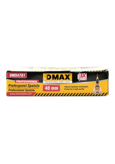 Dmax Dmx-4781 Metal Spatula - 40 Mm, Fiber Saplı- 12'li Paket