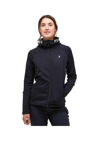 Peak Performance Peak Performance Rider Zip Hood Kadın Siyah Fleece 28860 Siyah