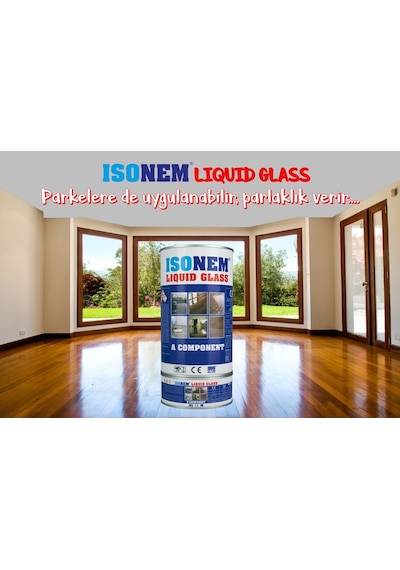 Isonem Lıquıd Glass Şeffaf (Sıvı Cam) Fayans Seramik Balkon Çatı