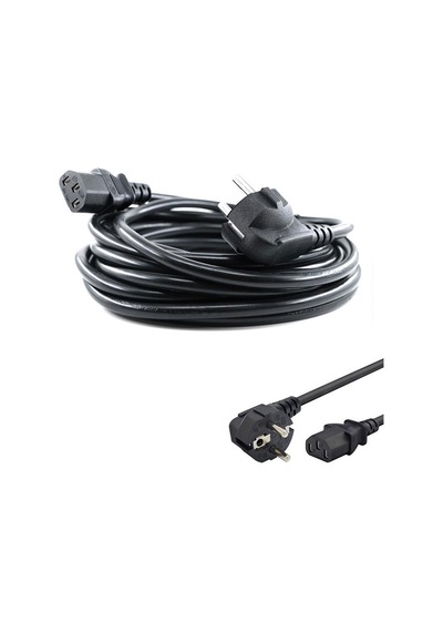 Power kablo 3x1mm C13 bilgisayar monitör power güç kablosu 15m