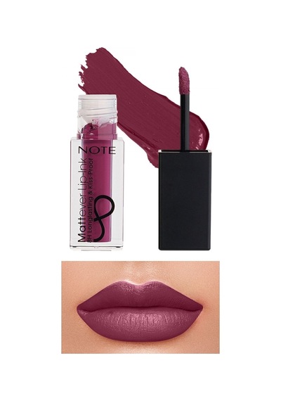 Note Cosmetique Mattever Lip-Ink Mat ve Kalıcı Likit Ruj 07 Mouve On - Mor