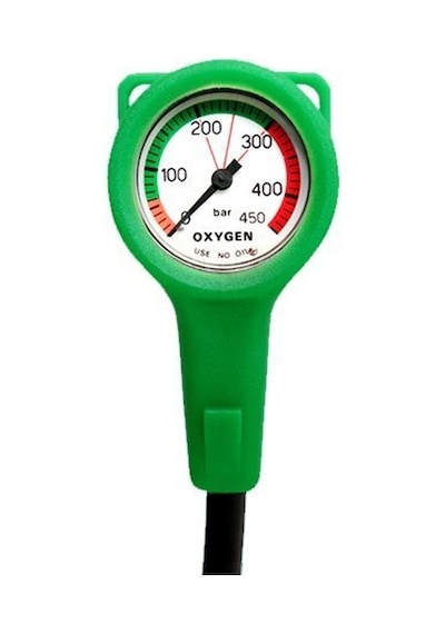 Kraken Gösterge Basınç Ölçer Oxygen. 52 MM Komple Yeşil