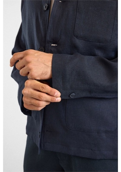 Süvari Lacivert Regular Bebe Yaka Düz Poplin Torba Cep 4 Drop Spor Ceket Sct2004800003-m09 Süvari Lacivert Regular Bebe Yaka Düz Poplin Torba Cep 4 Drop Spor Ceket Sct2004800003-m09