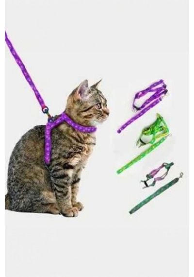 Thentech Yeni Nesil Kedi Tasması Dışarıda Gezdirmek İçin Rahat Kullanım Göğüs Tasması