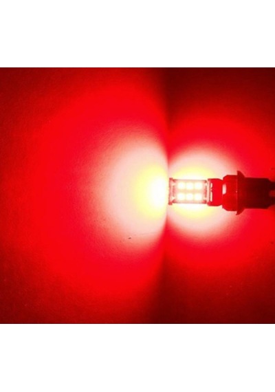 Zembil T15 Led W16W Tip Dipsiz 24 Ledli Ampul Kirmizi