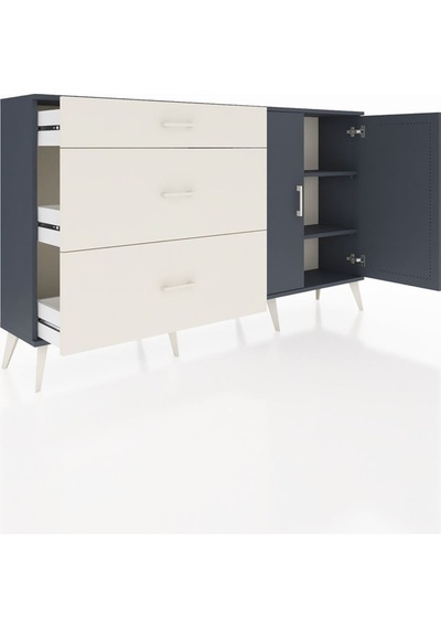 Arges Konsol 2 Raflı 3 Çekmeceli 2 Kapaklı 176x30x99 Antrasit-antrasit/aytaşı Antrasıt/aytası - Antrasıt Arges Konsol 2 Raflı 3 Çekmeceli 2 Kapaklı 176x30x99 Antrasit-antrasit/aytaşı Antrasıt/aytası - Antrasıt