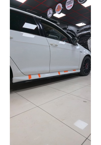 Golf 7 - 7,5 Aero Marspiyel + Lip Plastik Boyalı Lc9a Lip Parlak Siyah