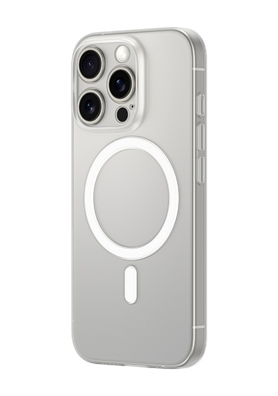 Apple Uyumlu iPhone 16 Pro Kılıf Magsafe Şarj Özellikli Amazingthing Minimal Air Serisi Kapak Şeffaf