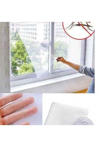 100x150 Cm Kesilebilir Pencere Sineklik Tülü Çift Taraflı Bantlı