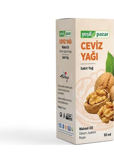 Yeşil Pazar Ceviz Yağı 50 ML