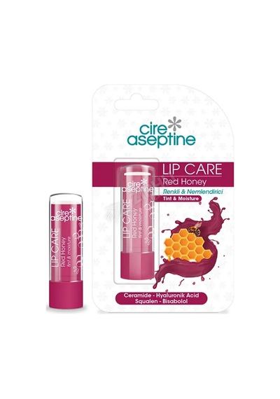 4 Adet Cire Aseptine Dudak Kremi Red Honey 4,5 Gr