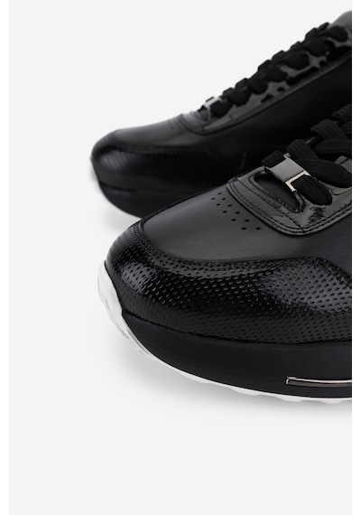 Valmenti Erkek Hakiki Deri Siyah Rugan Sneakers & Spor Ayakkabı 381 23350 Erk Ayk Y26 Sıyah Rgn Siyah1