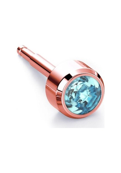 Nur Dükkanı Steril Kulak Delme Küpesi 1 Çift Nina Marka N11.976 Rose Gold