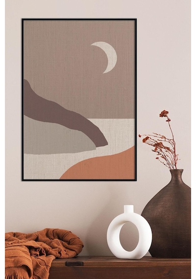 Tek Parça Ahşap Çerçeve Görünümlü Pantene Renk Serisi Mdf Tablo 33x48 Cm - Model 10 - Ersypantene2025model10