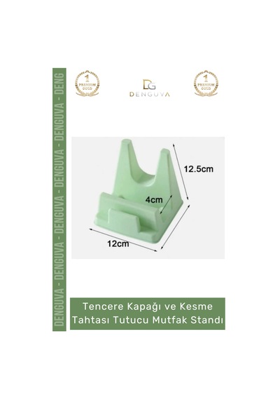 Mutfakstandı Tezgah Üstü Tencere Kapağı Organizeri Pratik Şık Modern Tahtası Tutucu Mutfak Standı
