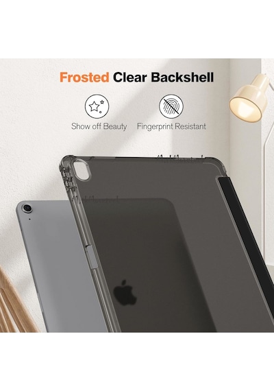 Apple Uyumlu iPad Air 11 2024 Kılıf Akıllı Smart Uyku Modlu Pen Kalem Bölmeli Katlanabilir Renkli Standlı