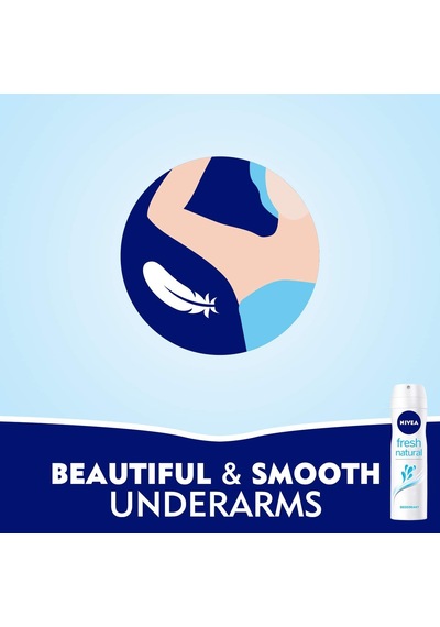 Kadın Fresh Natural Sprey Deodorant 200ml, Antiperspirant, Avantajlı Boy