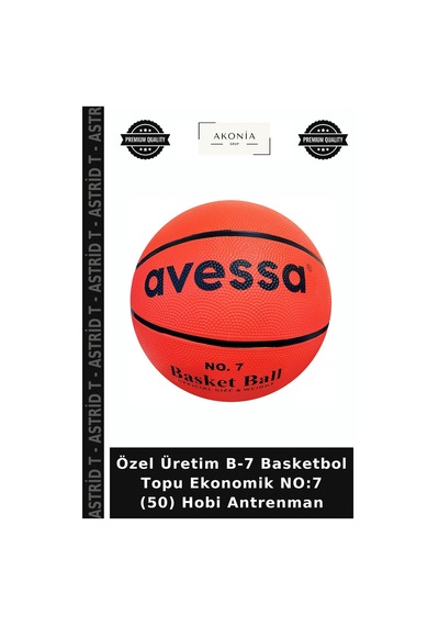Özel Üretim B-7 Basketbol Topu Ekonomik No:7 50 Hobi Antrenman