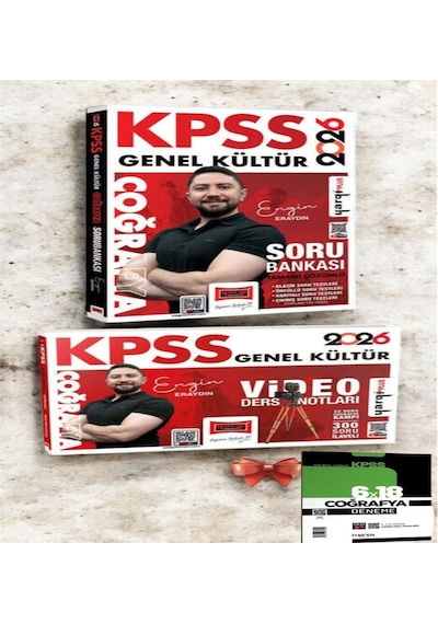 2026 Kpss Genel Kültür Coğrafya Soru Bankası Ve Video Ders Notları Seti- Kpss Cografya Deneme