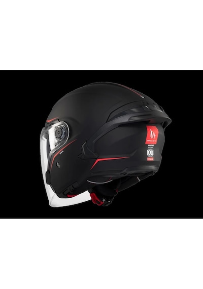 Mt Cosmo Sv Solid A1 Mat Siyah Açık Kask Mat Siyah