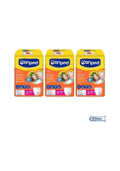 Canped Emici Külot S 3 x 30'lu