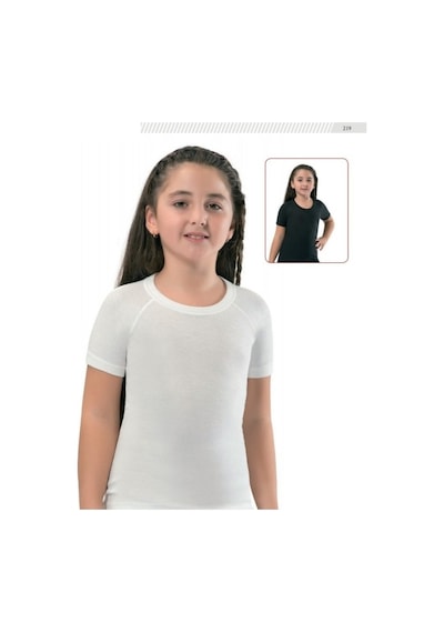 2'Li Paket Erdem 3421 Çocuk Termal Fanila Kısa Kol Unisex