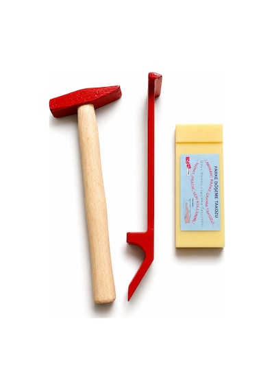 Laminant Parke Pro Usta Seti 2 17cm Kestamid Döşeme Çakma Takoz 500gr Çekiç Ve 3 32cm Çektirme Demir