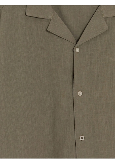 Lcw Vision Haki Regular Fit Erkek Dokulu Gömlek