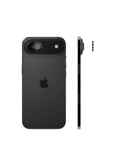 Safeus 9h+ Safir Temperli Kamera Lens Koruyucu, Apple Uyumlu iPhone 17 Air İle Uzay Siyahı