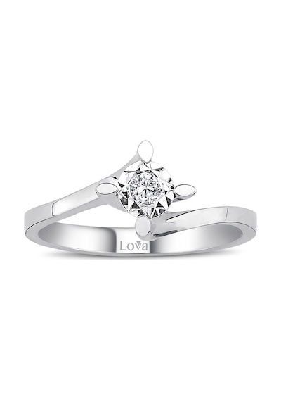 Lova 0,50 Karat Efektli Pırlanta Tektaş Yüzük - 1070096