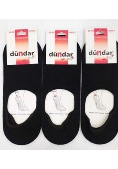 Dündar Çorap Dündar Plus 8214 Unisex Silikonlu Babet Çorap 12 Adet 001