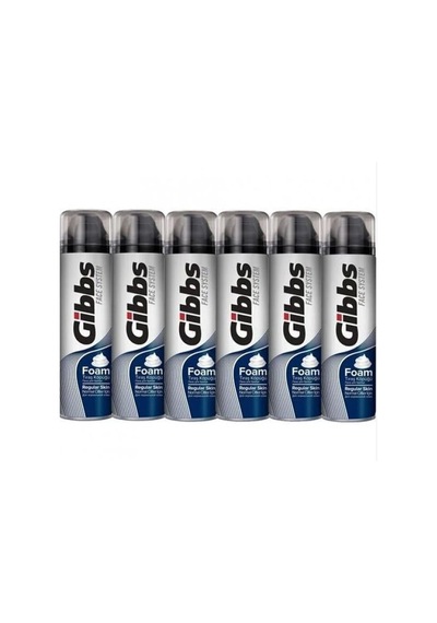 Gibbs Traş Köpük 200ml Regular Skin - 6'li Paket
