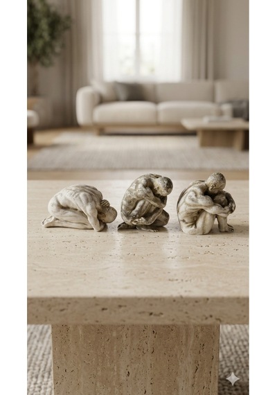 Minimalist İnsan Figürü Biblo Modern Dekoratif Heykel 6 Cm