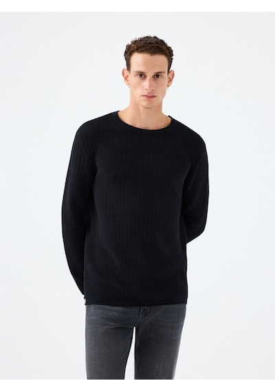 LOFT Regular Fit Erkek Kazak Lf2040999 Q1.v1 Siyah