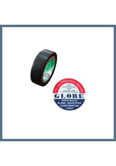 Buradabulabilirsin Globe İzole Bant Elektrik Kablo Bantı 19mm Siyah Bbz